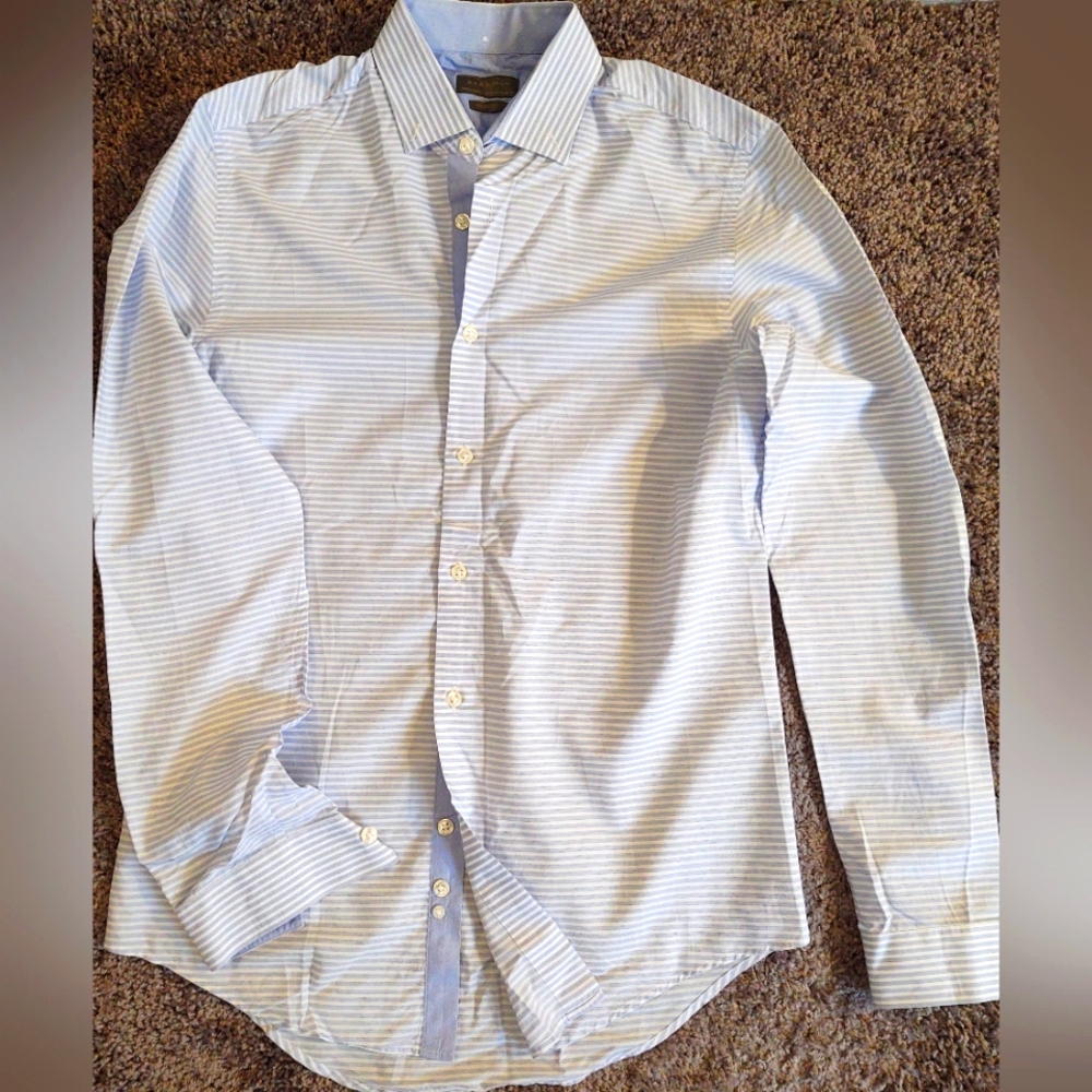 Zara Slim Fit Collared Long Sleeve
